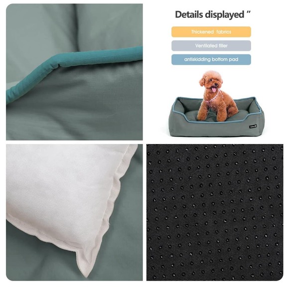Dog Beds for Small Medium Dogs Machine Washable Removable Covers - Picture 4 of 6